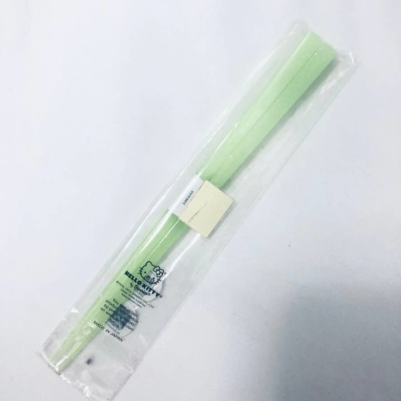 Hello Kitty Sanrio Sushi AFC 30th Anniversary Chopstick Set Japan Gift New Green - Picture 7 of 16